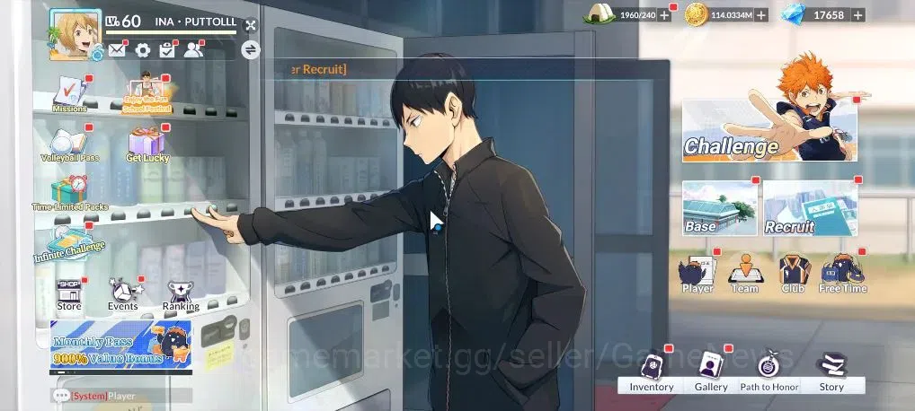 HAIKYU!! FLY HIGH Accounts SEA Lvl 60|17K DM|4 SP [HinataR2,TetsuroR2,Nishinoya,Tsukishima]+Memo 4 UR 8