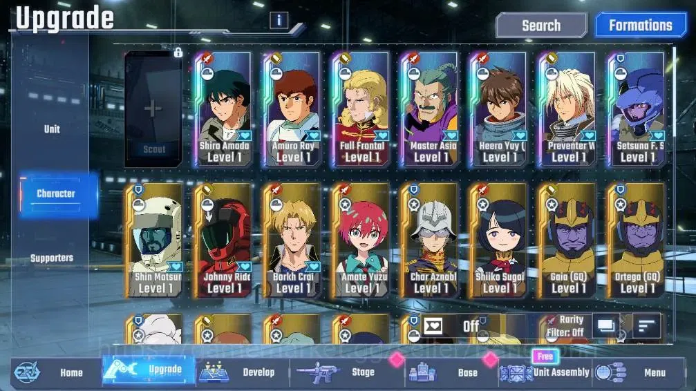 SD Gundam G Generation ETERNAL Accounts Global| Rank 1 | FreshStory | 7,5k Diamond|7 URGundam Wing Gundam,Master Gundam|7 10