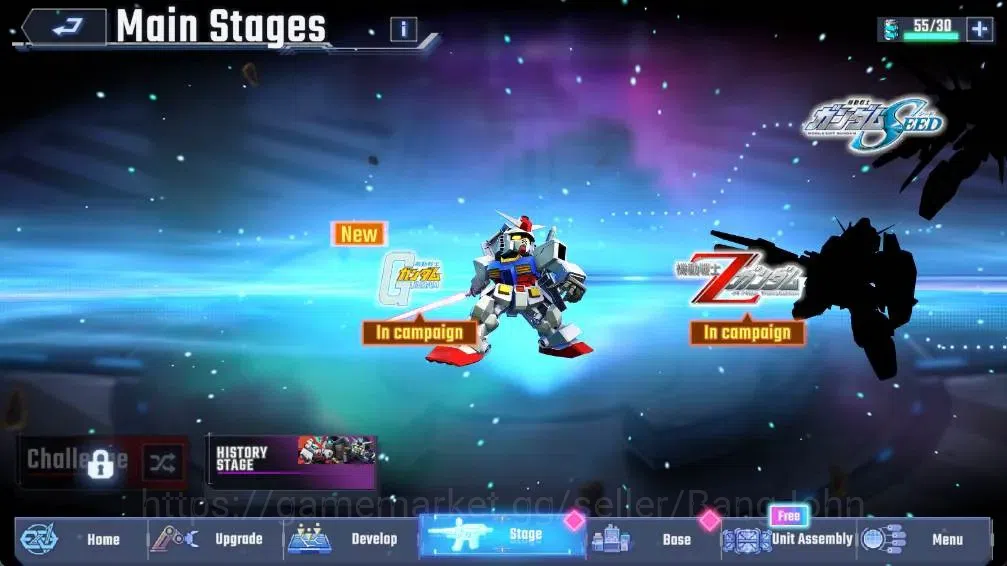 SD Gundam G Generation ETERNAL Accounts Global| Rank 1 | FreshStory | 7,5k Diamond|7 URGundam Wing Gundam,Master Gundam|7 8