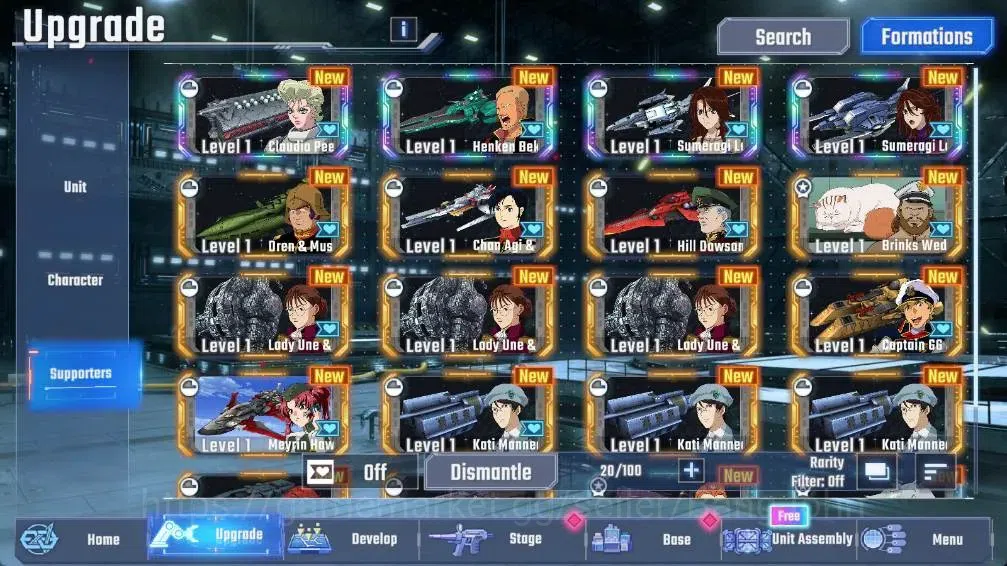 SD Gundam G Generation ETERNAL Accounts Global| Rank 1 | FreshStory | 7,5k Diamond|7 URGundam Wing Gundam,Master Gundam|7 9