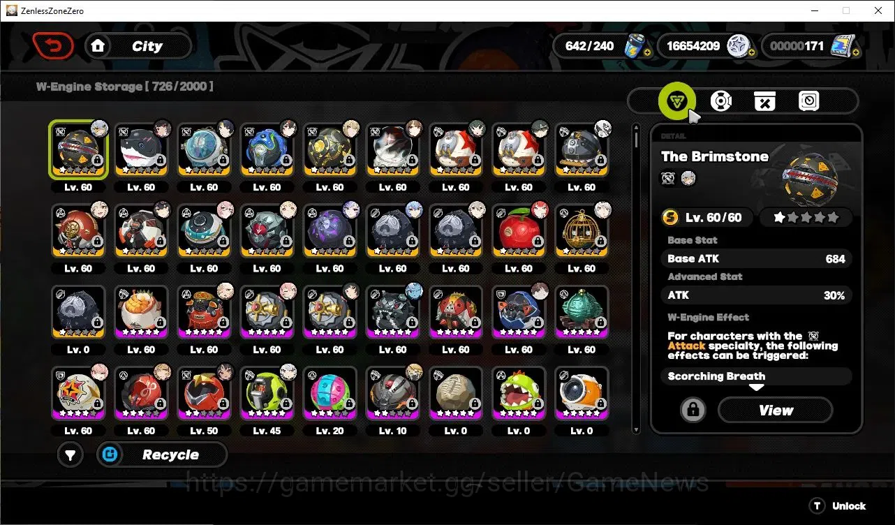 Zenless Zone Zero Accounts ASIA|IK 60|17 Limit[(YuzuhaM2,EvelynM2,BurniceM1,S image 16