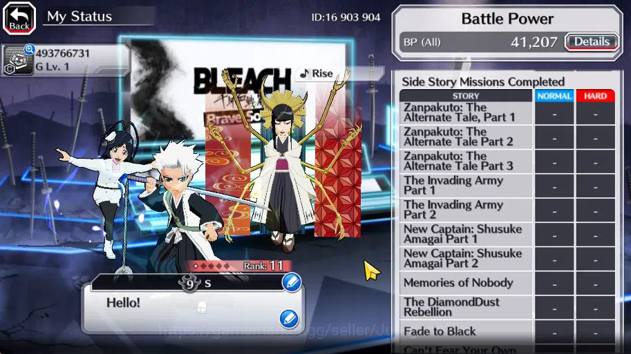 Bleach: Brave Souls Accounts [GLOBAL]6K Orbs+Fresh All Story|Toshiro Fierce,Sen image 4
