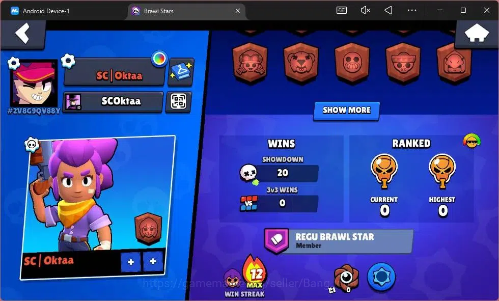 Brawl Stars Accounts Global | 383 Thropy|12 Brawler|1 Max Lv Hypercharg image 8