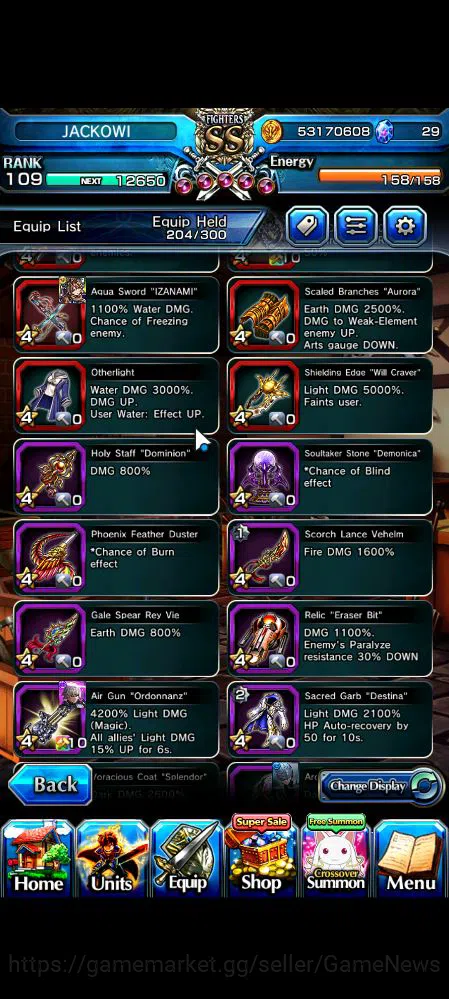 Grand Summoners Accounts Global|Rank 109|43 RGB|25 Ascend|InumutaTW,RoyTW,S image 10