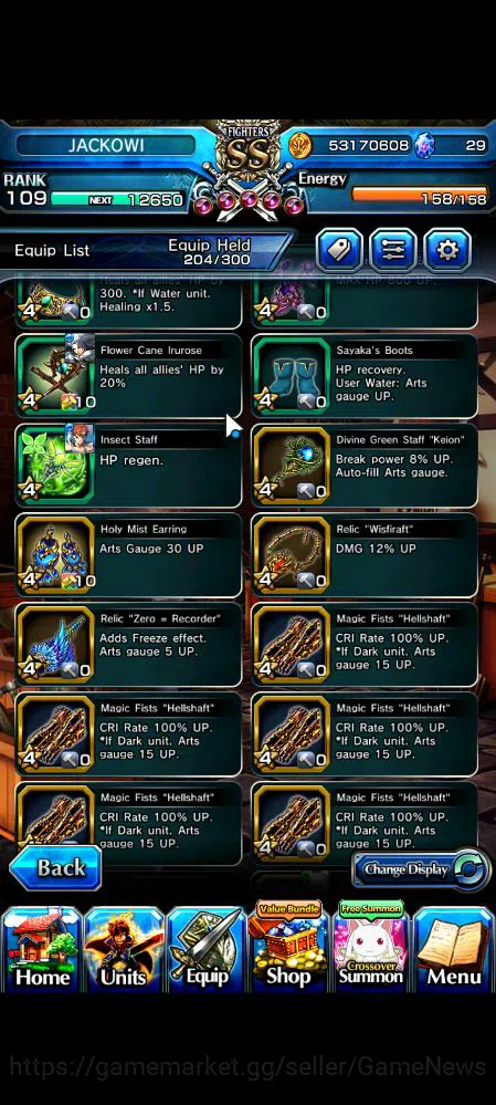 Grand Summoners Accounts Global|Rank 109|43 RGB|25 Ascend|InumutaTW,RoyTW,S image 13