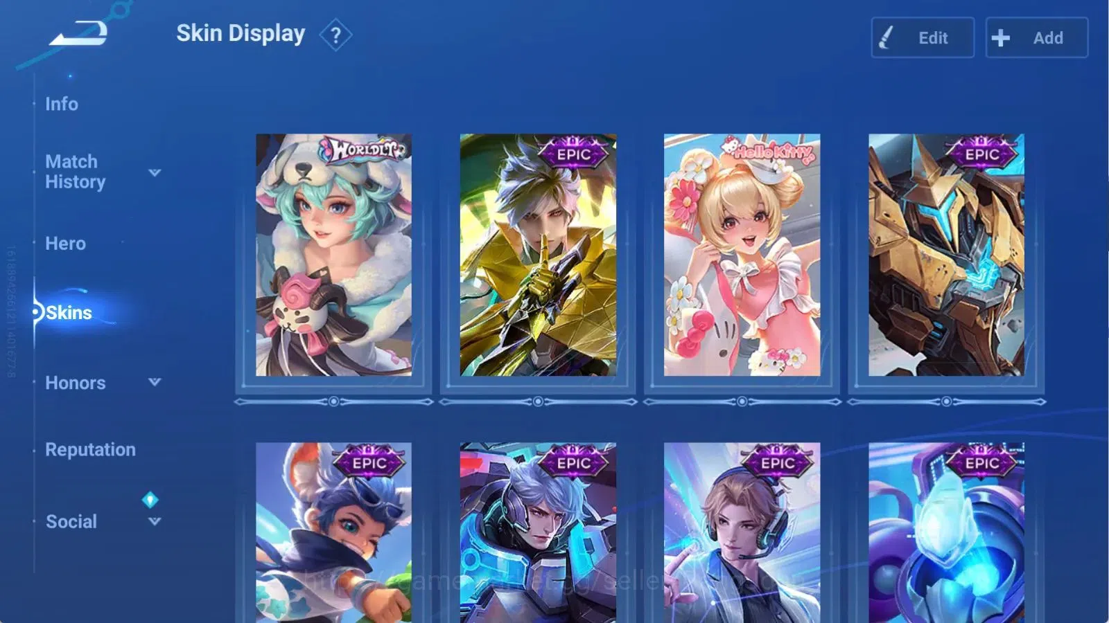 Honor of Kings Accounts Global | 112H 129S | LEGEND Musashi, LIMITED Da Qi image 4