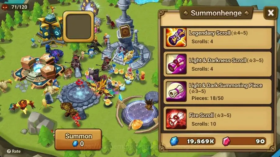 Summoners War: Sky Arena Accounts Starter GLOBAL | NB 5 TESHAR,Starter Gacha 115 12Y+160 11Y Scrool, 3 Legendary All 4