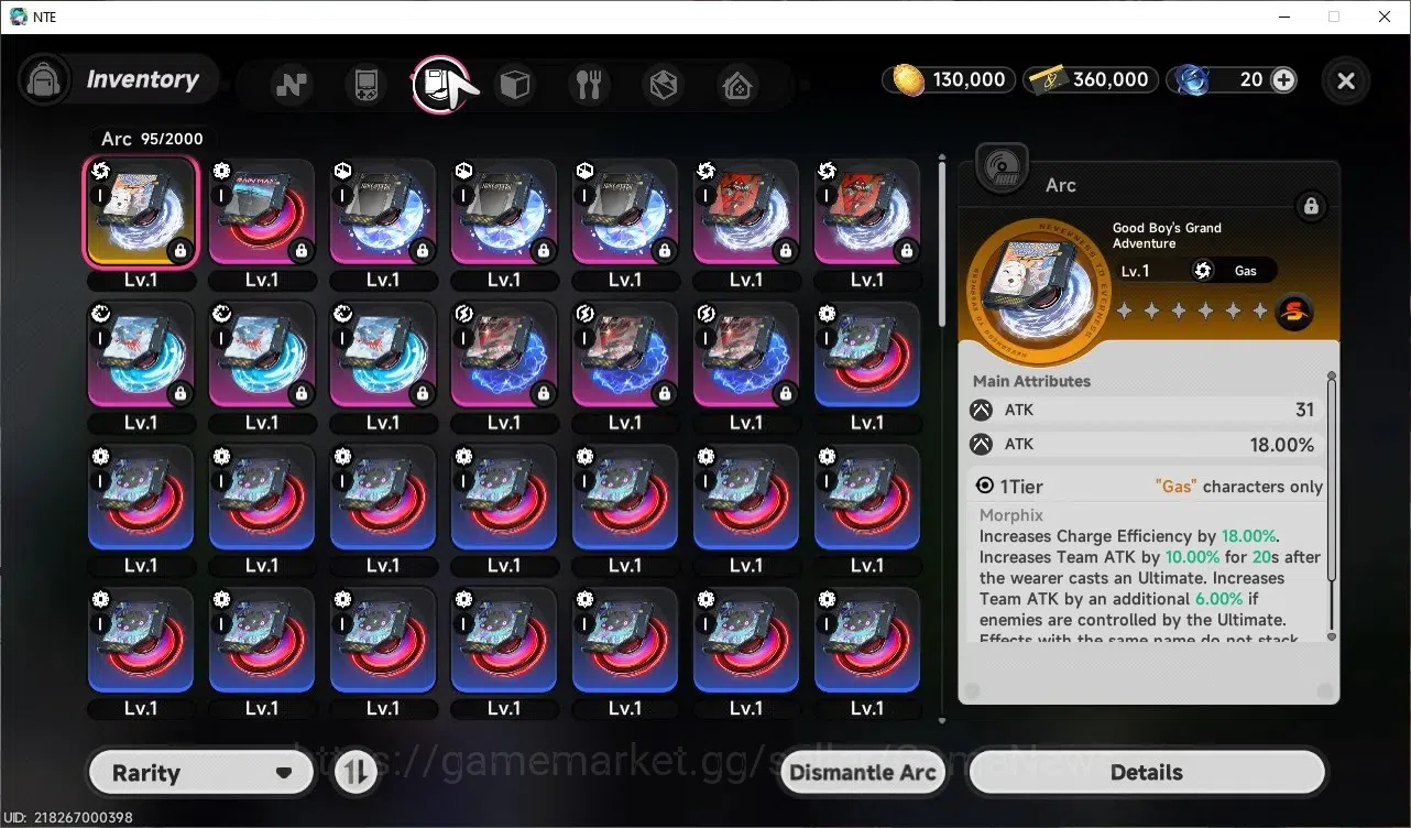 Neverness to Everness Accounts GLOBAL EU|HL 3|1 SSR| Limited Hotori |2 SSR Selector On|5 SR|1 S Arc|Male MC|Log Email|Take 6