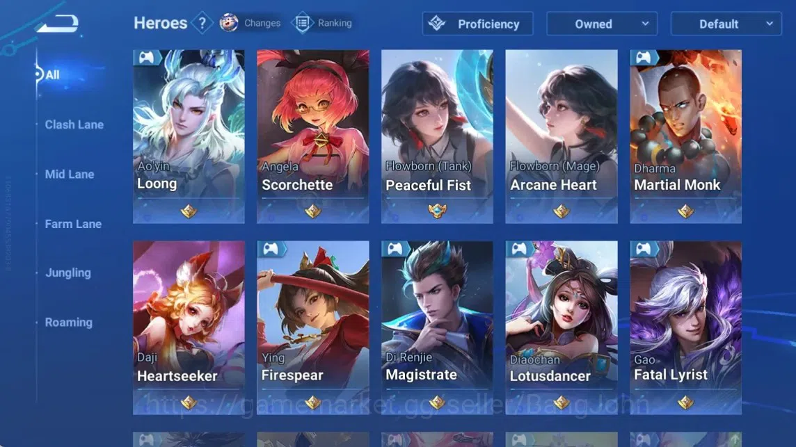 Honor of Kings Accounts Rare Skin Global|47H 42S|Legend Angela [Scorchette]|Epic [Sima Yi,Arthur,Mulan,Kongming]|Many Rare 12