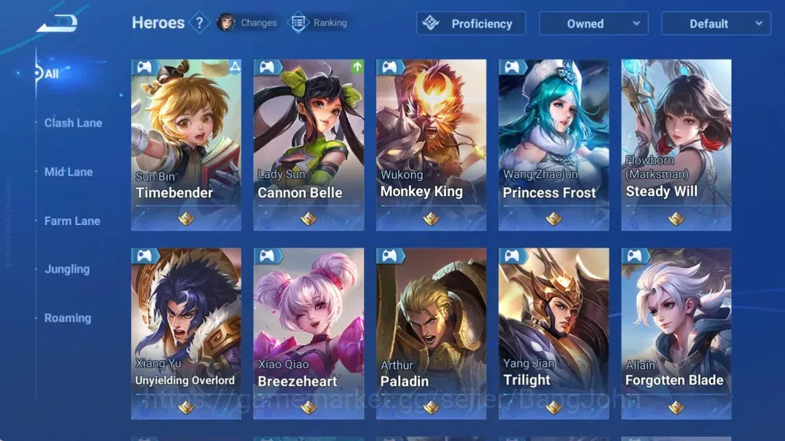 Honor of Kings Accounts Rare Skin Global|47H 42S|Legend Angela [Scorchette]|Epic [Sima Yi,Arthur,Mulan,Kongming]|Many Rare 15