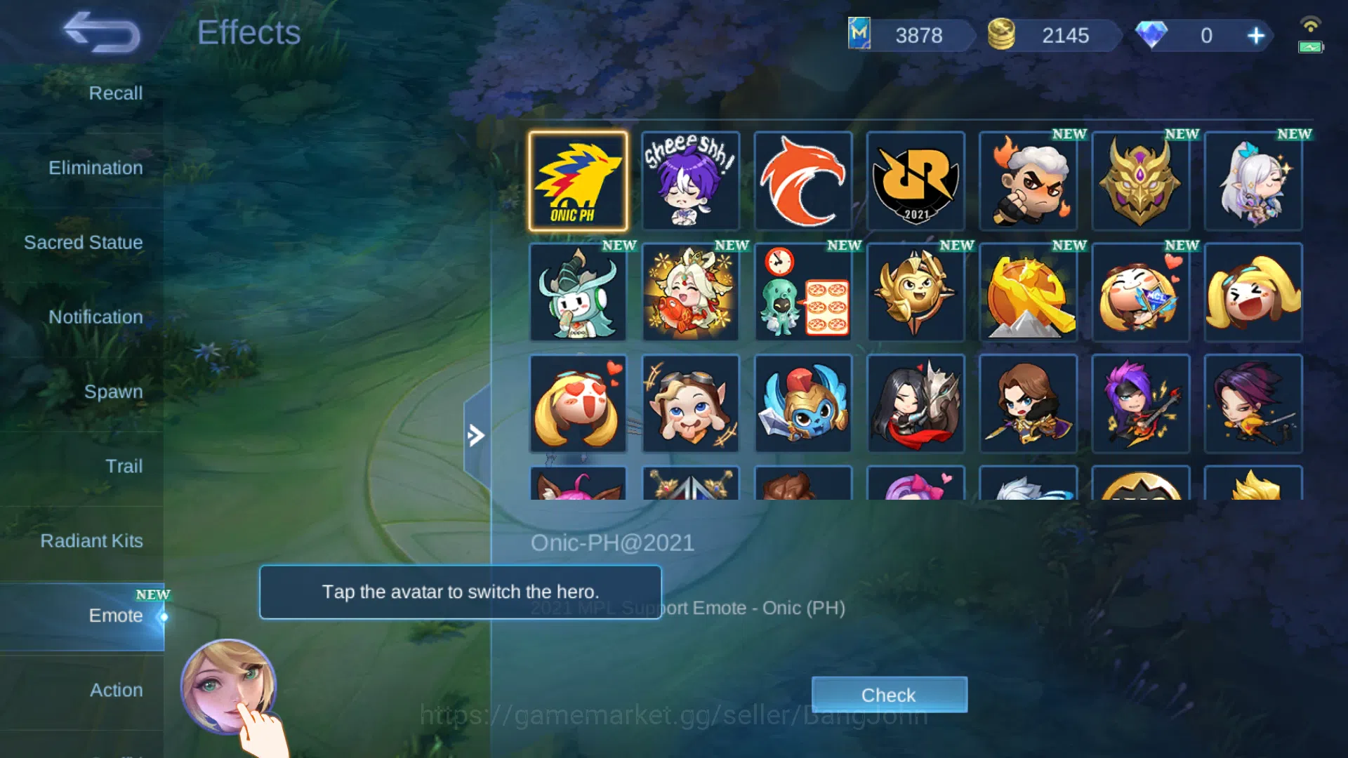Mobile Legends: Bang Bang Accounts Others Hero 105 | Skin 182 | Emblem All Max | Prime Yuzhong | LuckyBox Granger | Lunar 20