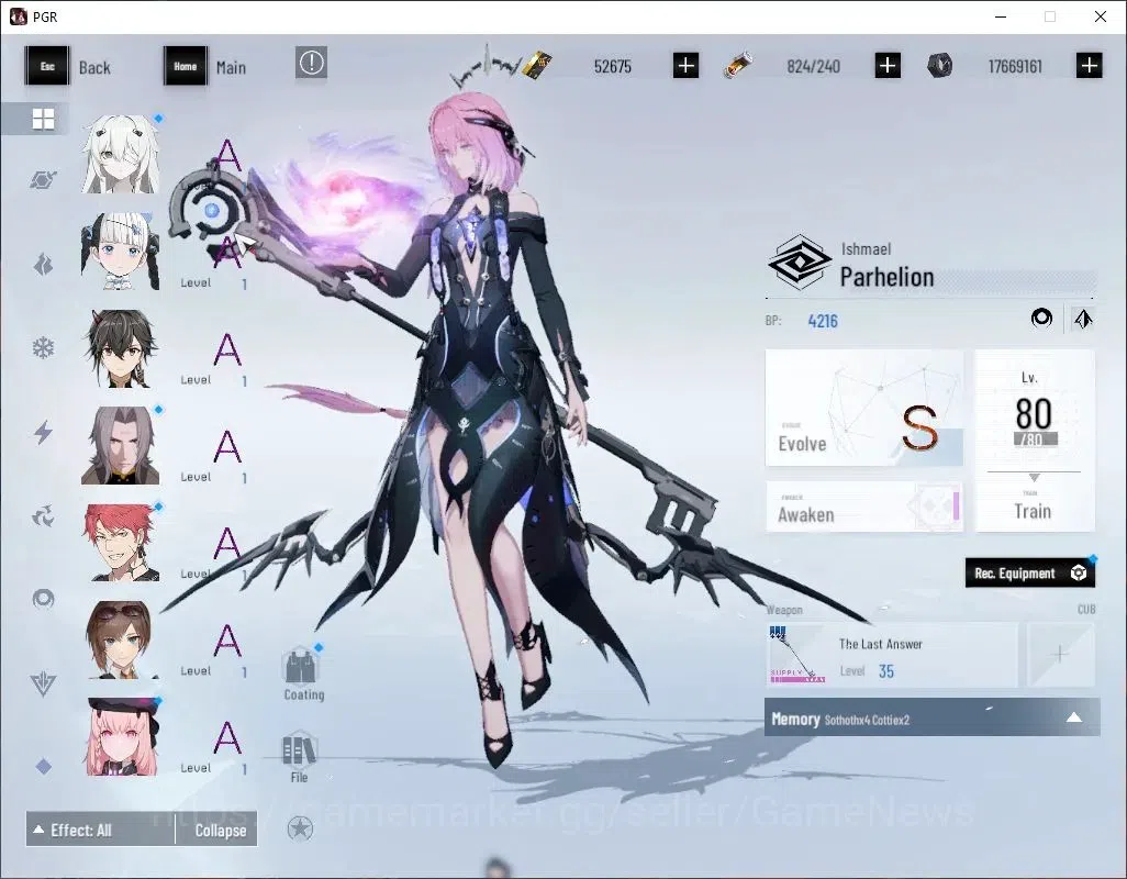 Punishing: Gray Raven Accounts Asia|Lv 88|52,6K BC+19,9K YC+10,6K BlueC|SSS Daybr image 5