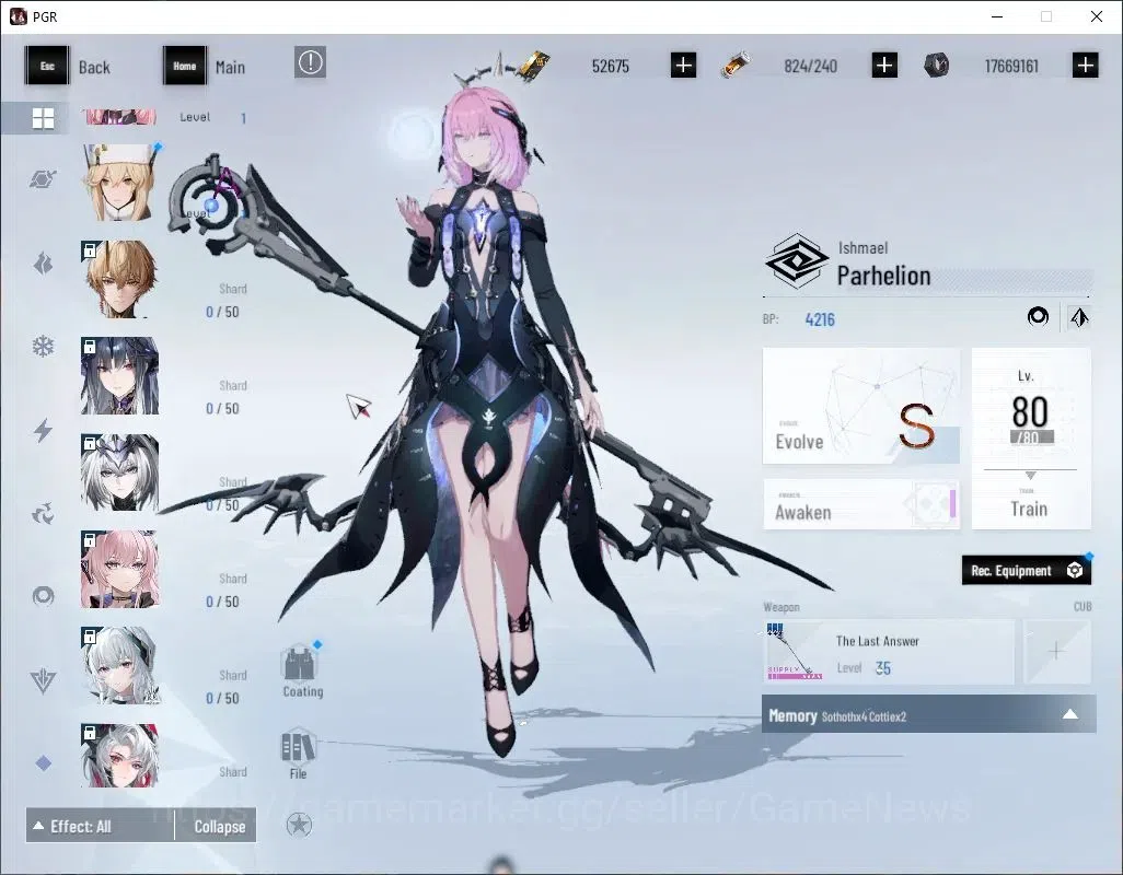 Punishing: Gray Raven Accounts Asia|Lv 88|52,6K BC+19,9K YC+10,6K BlueC|SSS Daybr image 6