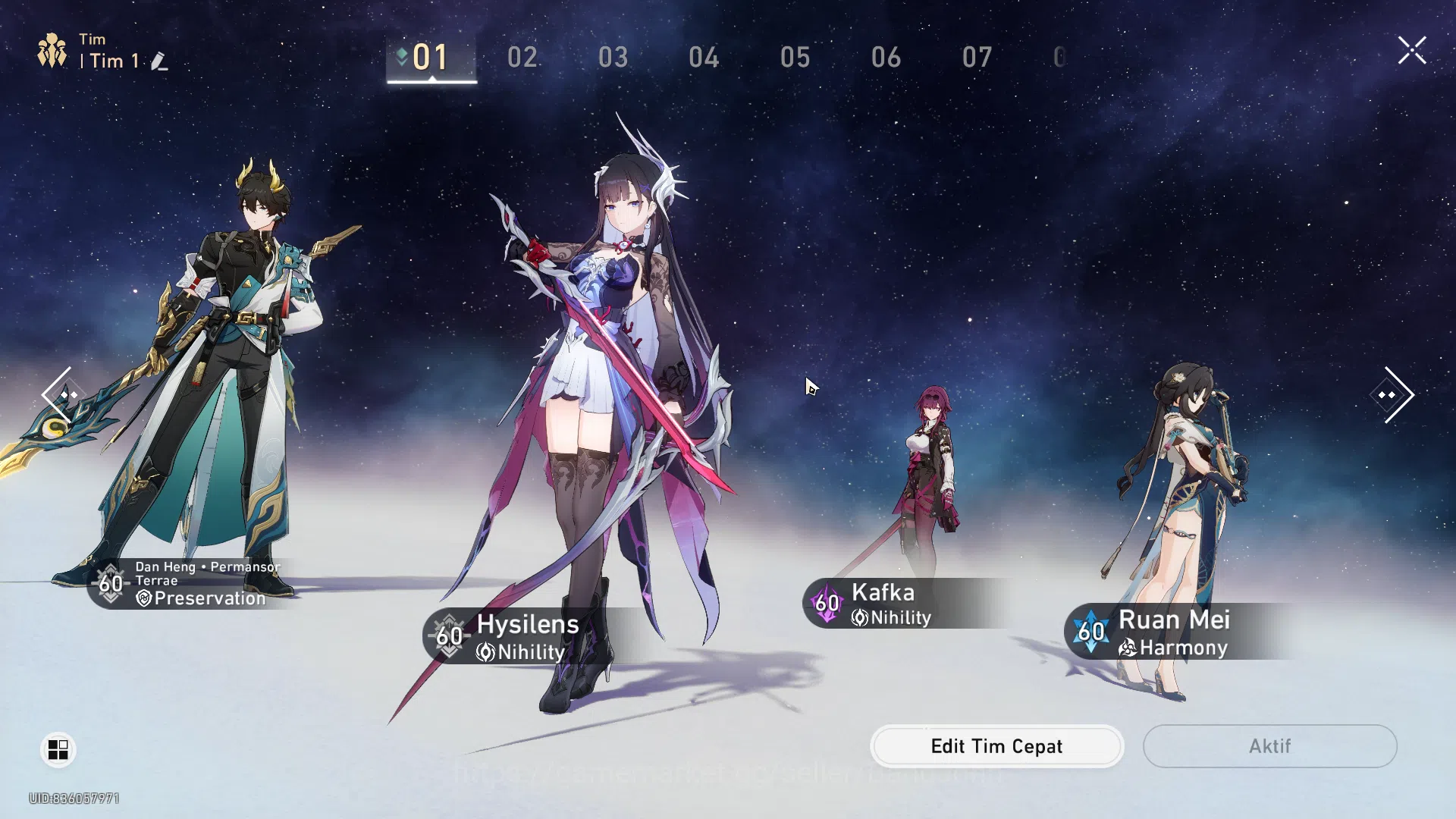 Honkai Star Rail Accounts ASIA | TL 46, kafka, dan heng, ruan mei, hysilens, image 12