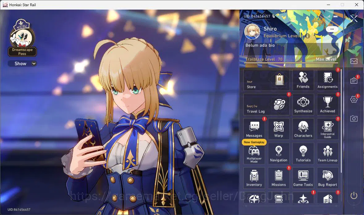 Honkai Star Rail Accounts ASIA|TL70|Sparxie PremTeam|9 Limit|LCsign(Saber E6 image 3