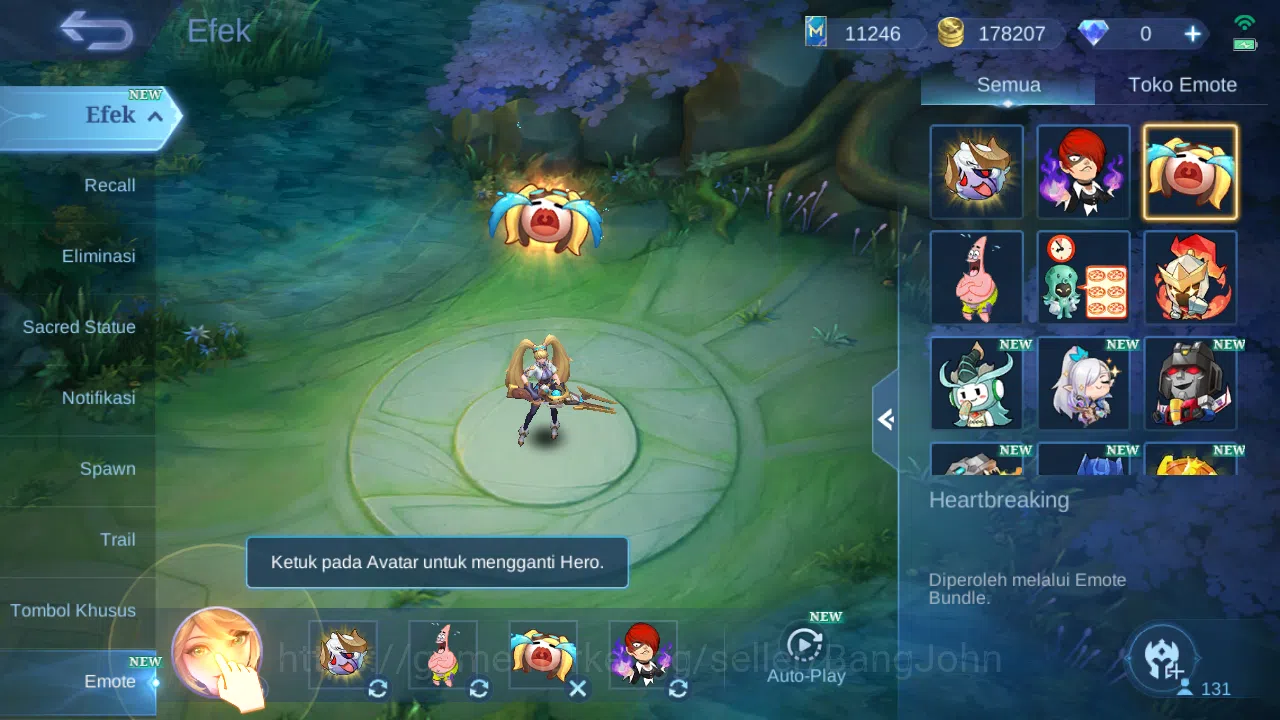 Mobile Legends: Bang Bang Accounts Hero 132 Skin 217 | CC Natalia | Lightborn Tigreal image 14
