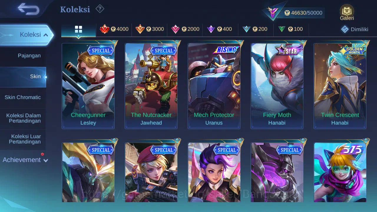 Mobile Legends: Bang Bang Accounts Hero 132 Skin 217 | CC Natalia | Lightborn Tigreal image 9