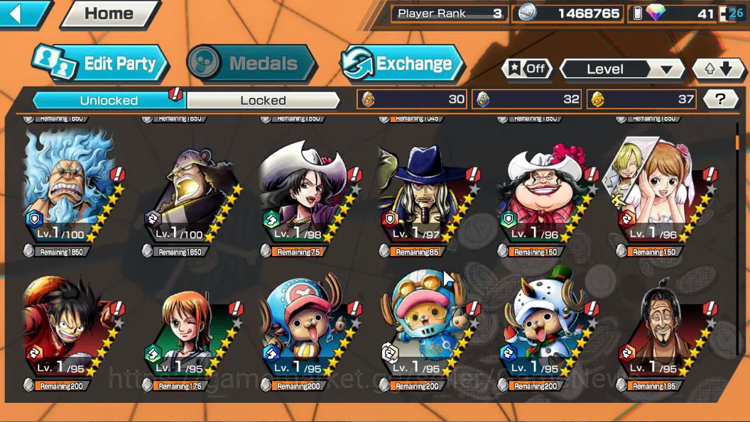 One Piece Bounty Rush Accounts Global|5 EX| AMS[Borsalino],T5E St.Jaygarcia Satur image 5