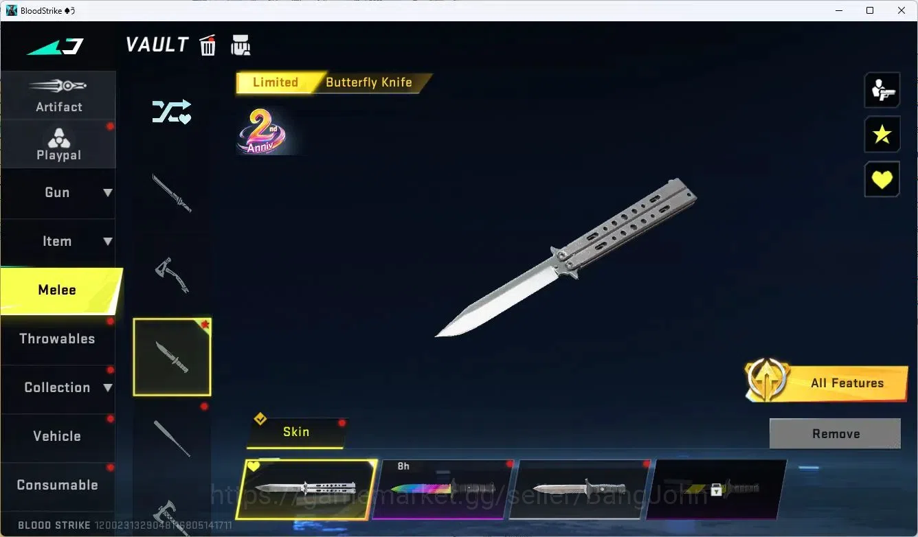 Blood Strike Accounts ASIA |COLLAB,AK47,M700,KAR98K,QBZ95,|LIMITED,AR97| image 20