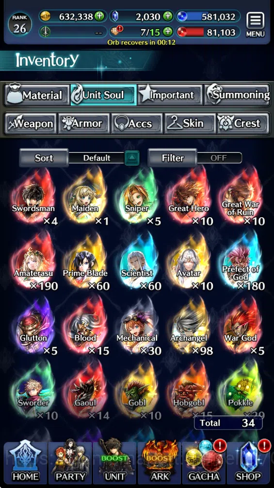 Last Cloudia Accounts GLOBAL Rank 26| Full Colab Slime (Benimaru,Hianta, image 13