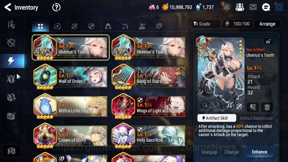 Epic Seven Accounts GLOBAL Unverif|New Era|7 ML(Salome,DB Senya, LR Kr image 16
