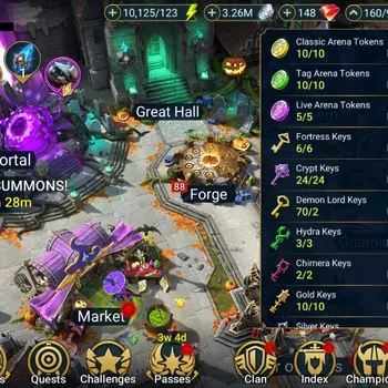 Raid: Shadow Legends Accounts Mid-Game Lv53 Power 938K|1 Mythic: Arachoa Moonspinner|10 Legend