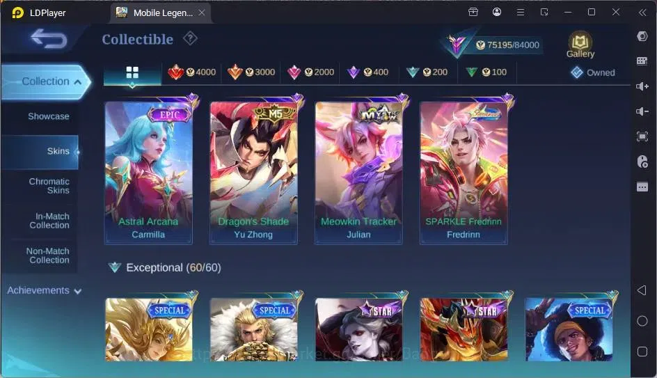 Mobile Legends: Bang Bang Accounts Global|Hero 123|Skin 273|Renowned|Collector Natali image 5