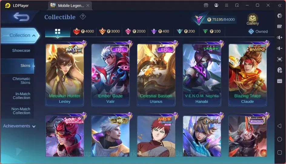 Mobile Legends: Bang Bang Accounts Global|Hero 123|Skin 273|Renowned|Collector Natali image 8