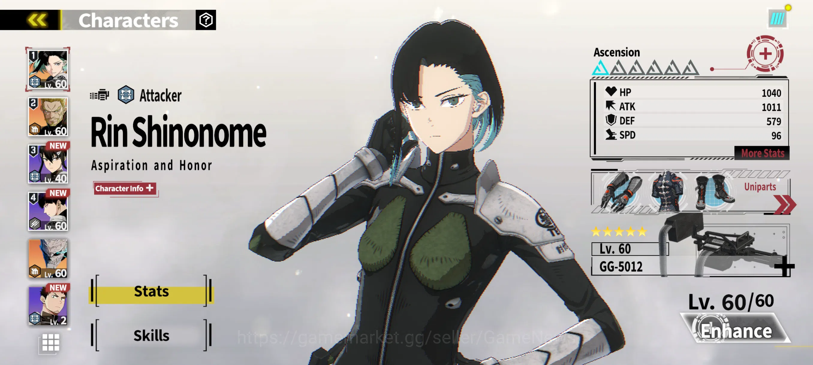Kaiju No. 8 The Game Accounts [MOBILE]| Mid Game| 5 SSR 4 Sign (RinA1,IsaoA1,Min image 9