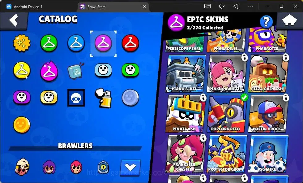 Brawl Stars Accounts Global | 1006 Thropy|17 Brawler|3 Max Lv Hyperchar image 2