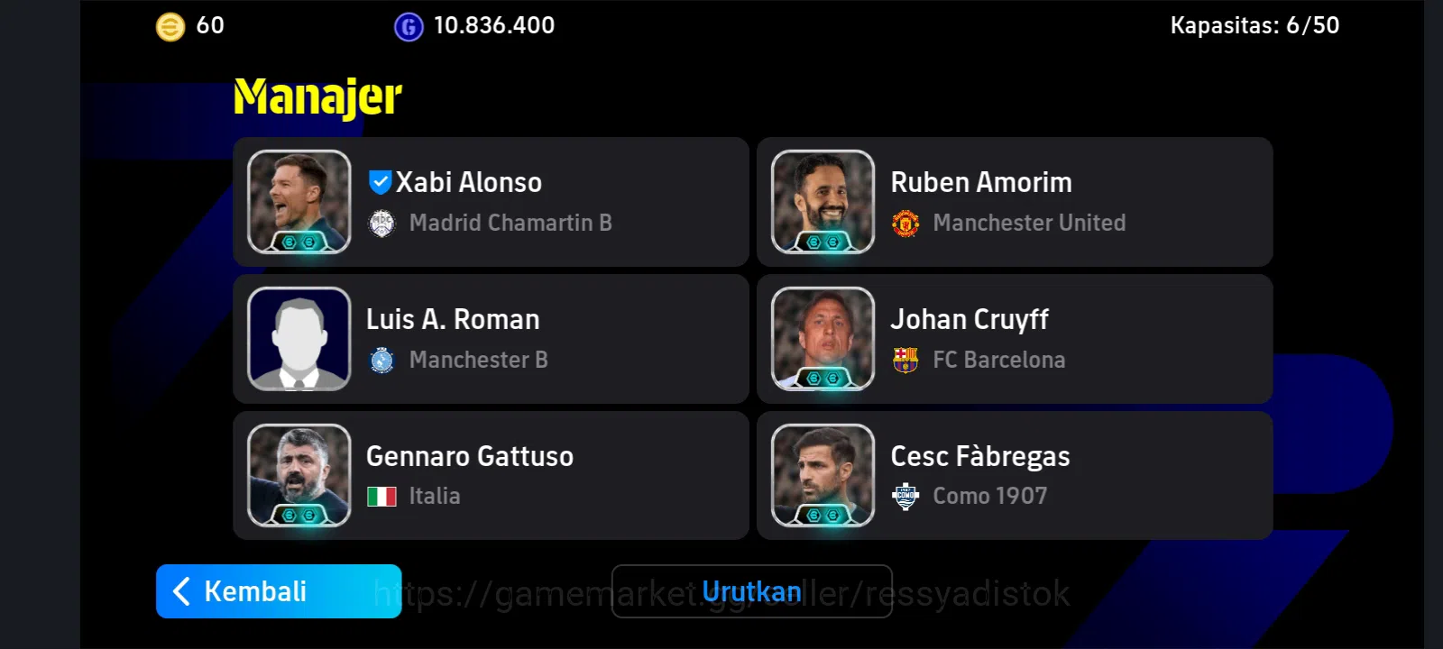 eFootball Accounts Meta Player EFOOTBALL BACK STRONG | LEGEND CARD VARANE, PEPE, MALDINI, V COMPANY, F KORDIAGLU ST,G 2