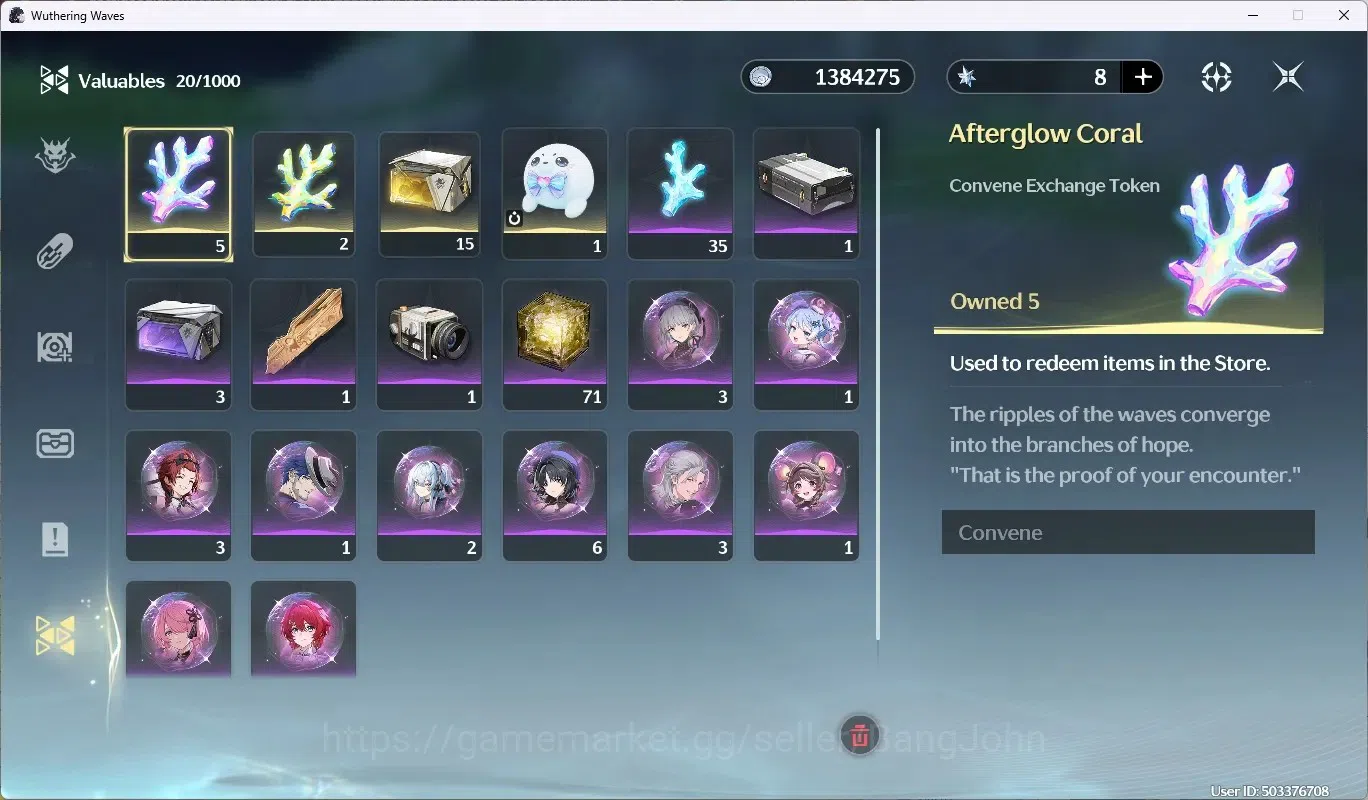 Wuthering Waves Accounts NA |UL 8|Rank 1|Starter|2 Limited Char [Denia, Mor image 11