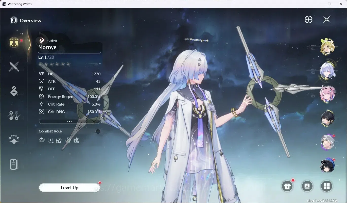 Wuthering Waves Accounts NA |UL 8|Rank 1|Starter|2 Limited Char [Denia, Mor image 2