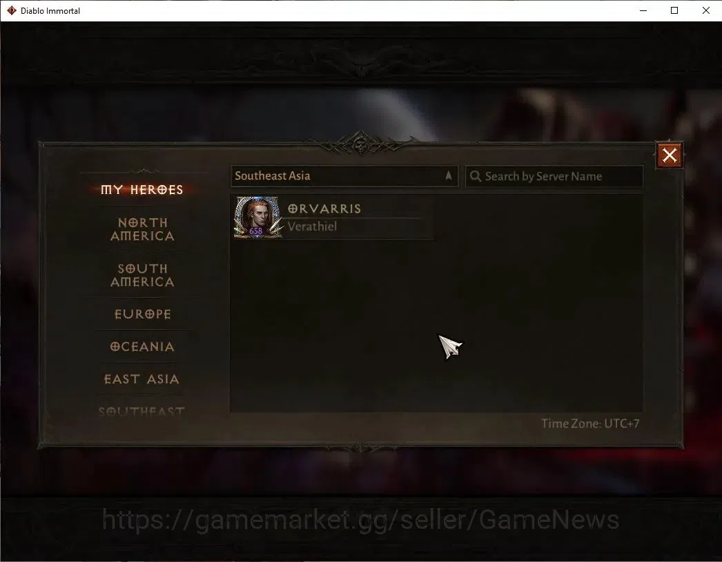 Diablo Immortal Accounts SEA - Verathiel|CS ON|Lv60(658)|Necromancer|CR 38K image 17