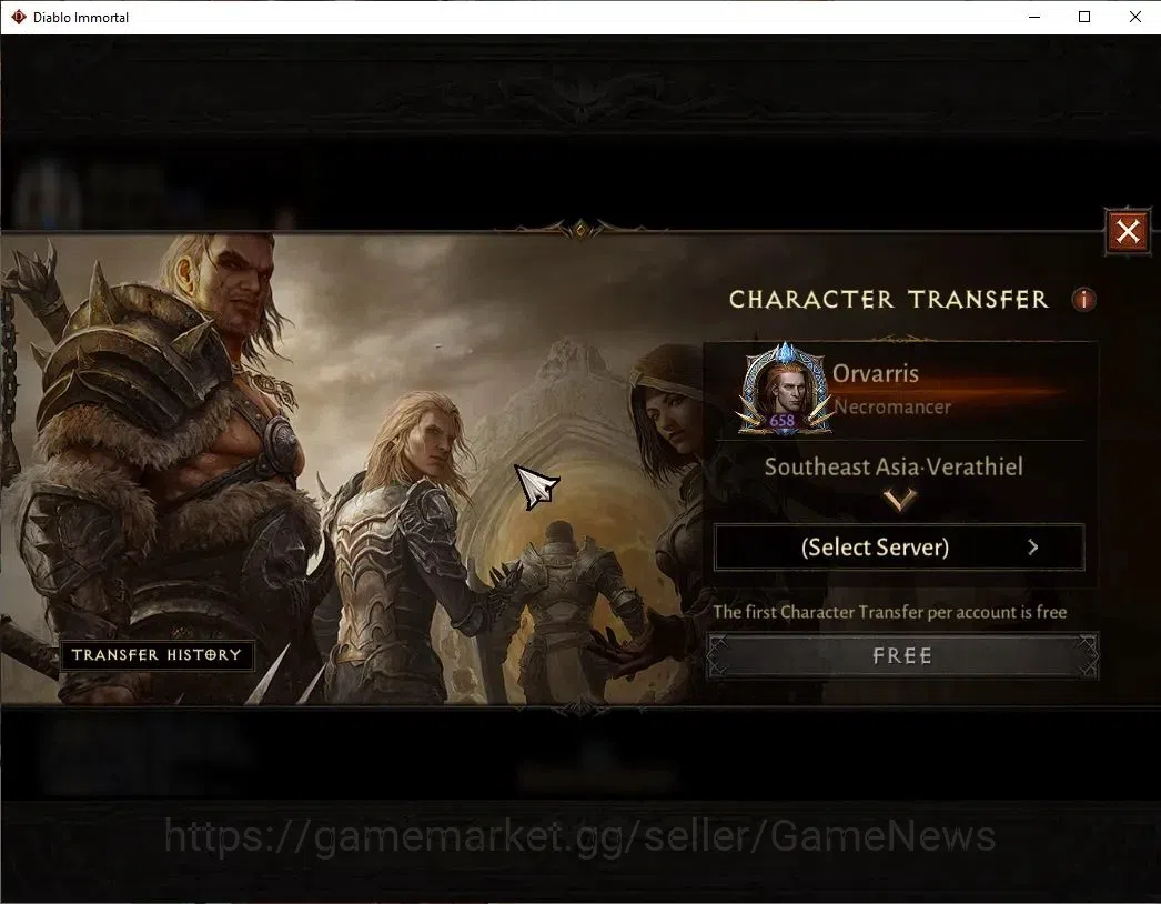 Diablo Immortal Accounts SEA - Verathiel|CS ON|Lv60(658)|Necromancer|CR 38K image 2