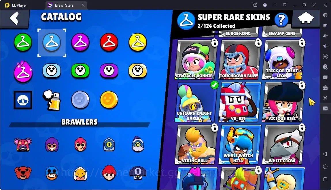 Brawl Stars Accounts Global | 15 Brawler|2 Max Hypercharge(Edgar,Shelly)|190 Bling|25 Gems|1 Rare,2 SuperRare,1 Epic 10