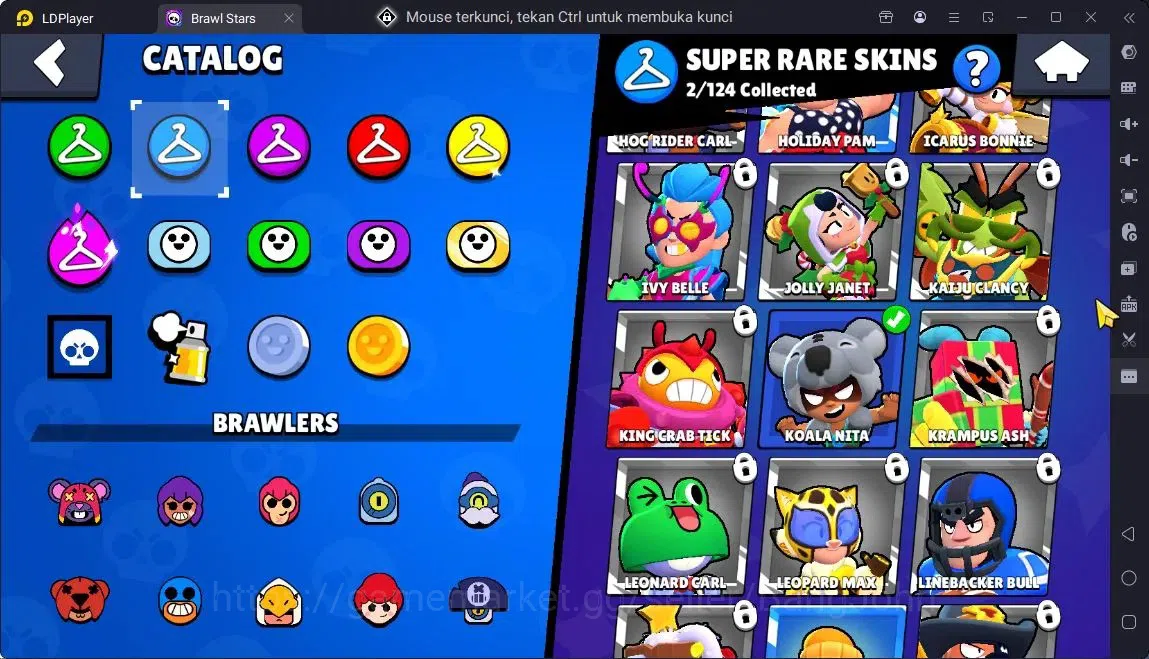 Brawl Stars Accounts Global | 15 Brawler|2 Max Hypercharge(Edgar,Shelly)|190 Bling|25 Gems|1 Rare,2 SuperRare,1 Epic 9