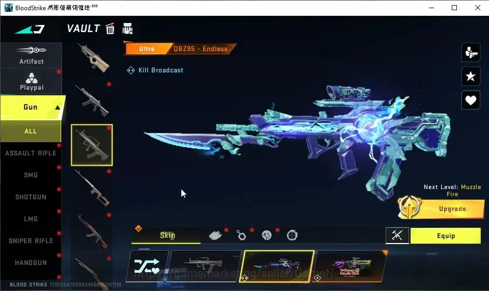 Blood Strike Accounts ASIA|ETERNAL DesertEagle-Scorpius|7 ULTRA[SPIKE,VO image 10