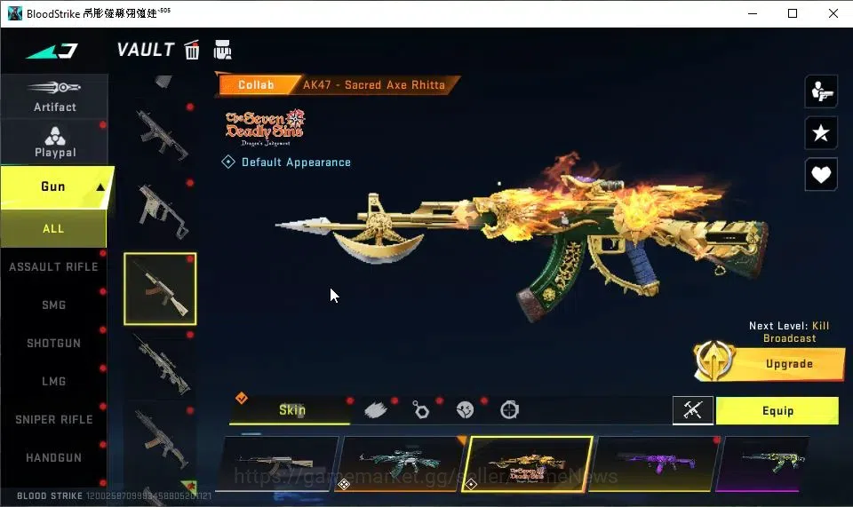 Blood Strike Accounts ASIA|ETERNAL DesertEagle-Scorpius|7 ULTRA[SPIKE,VO image 14
