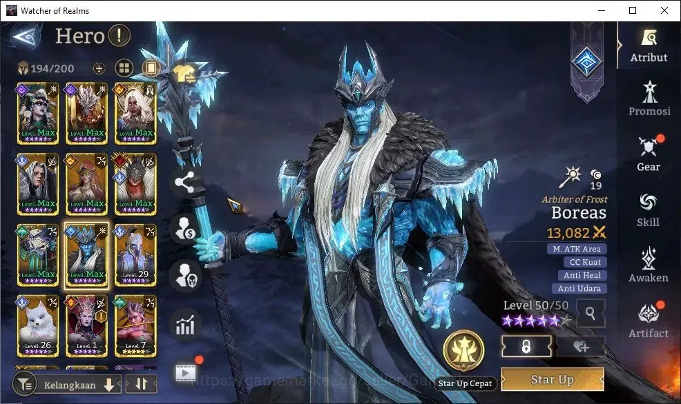 Watcher of Realms Accounts GLOBAL 60x|Lv 62|2,3M Power|2 Lord[Laya,Rivenhald] image 12