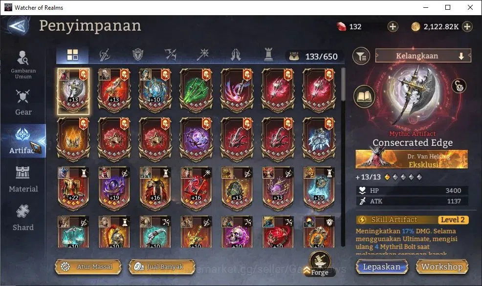 Watcher of Realms Accounts GLOBAL 60x|Lv 62|2,3M Power|2 Lord[Laya,Rivenhald] image 16
