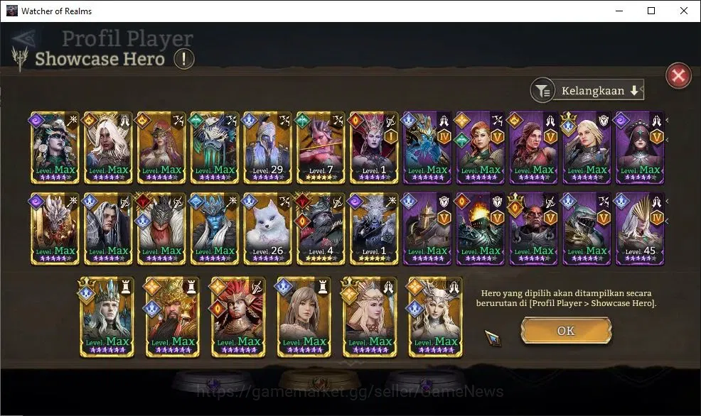 Watcher of Realms Accounts GLOBAL 60x|Lv 62|2,3M Power|2 Lord[Laya,Rivenhald] image 9