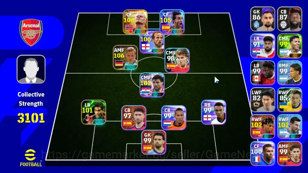 eFootball Accounts Meta Player Android|Big Time Erling Haaland 5 Jul'26|Epic Mario Gotze|Show Time Harry Kane,Ferran 1