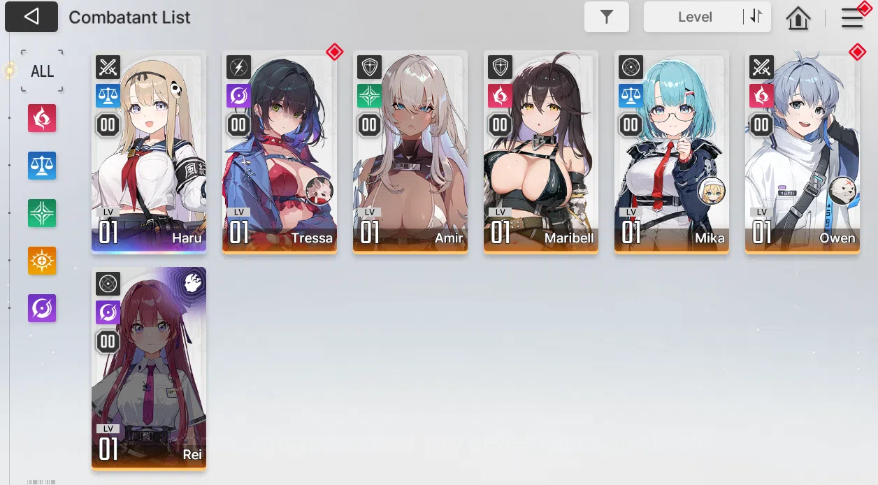 Chaos Zero Nightmare Accounts Global Verif | Lv05 | Fresh Starter SSR Haru, Banner Discount fresh + Banner guaranted Partner 5