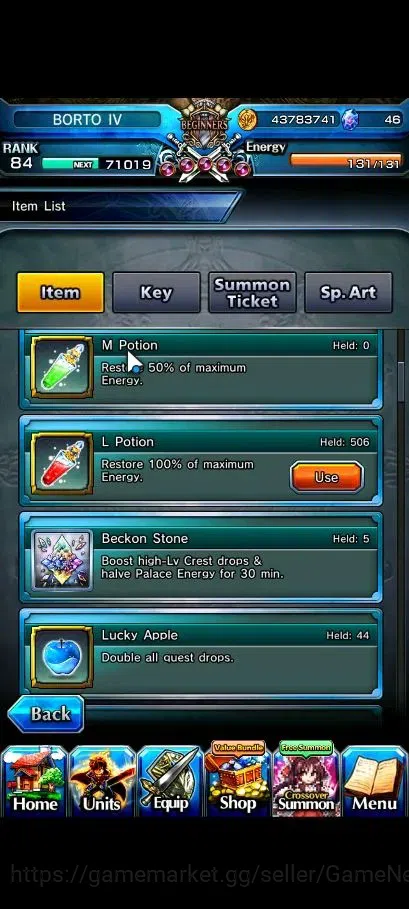 Grand Summoners Accounts Global|Rank 84|16 Ascend+6 TW|(Inumuta,Emiya,Konpa image 2