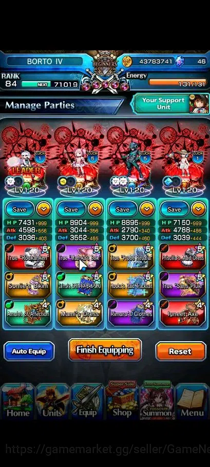 Grand Summoners Accounts Global|Rank 84|16 Ascend+6 TW|(Inumuta,Emiya,Konpa image 3