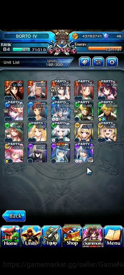 Grand Summoners Accounts Global|Rank 84|16 Ascend+6 TW|(Inumuta,Emiya,Konpa image 4