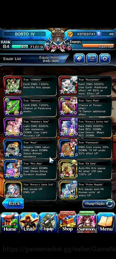 Grand Summoners Accounts Global|Rank 84|16 Ascend+6 TW|(Inumuta,Emiya,Konpa image 5