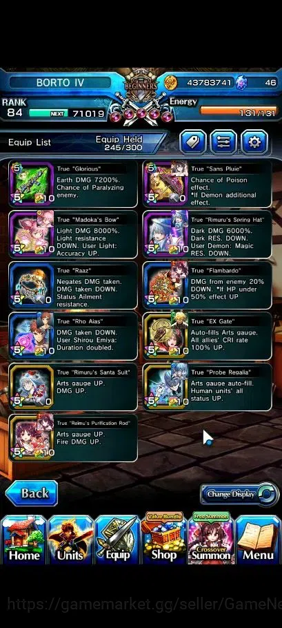Grand Summoners Accounts Global|Rank 84|16 Ascend+6 TW|(Inumuta,Emiya,Konpa image 6