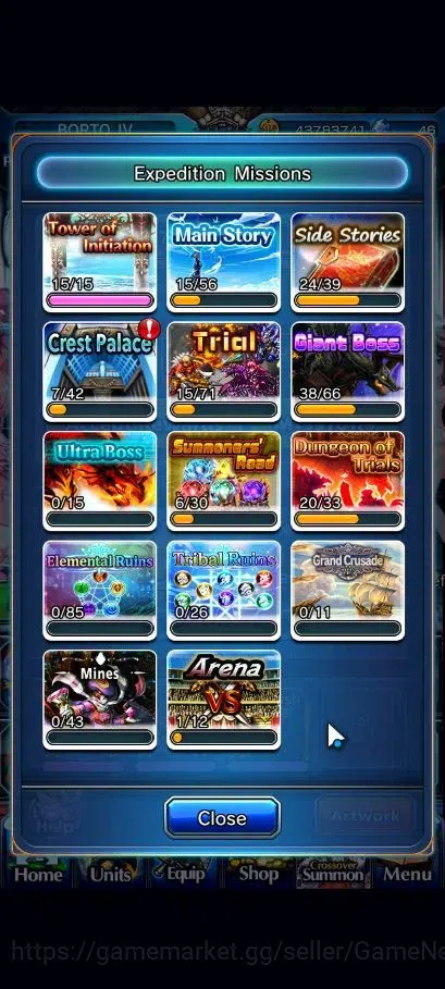 Grand Summoners Accounts Global|Rank 84|16 Ascend+6 TW|(Inumuta,Emiya,Konpa image 7